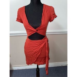 NWT Skylar + Madison Abba Wrap Up Mini in Rust- Rebel Violet